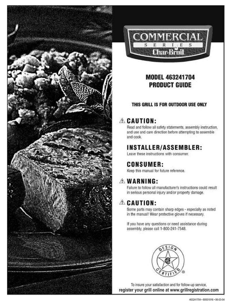 Char-Broil 463241704 Product guide
