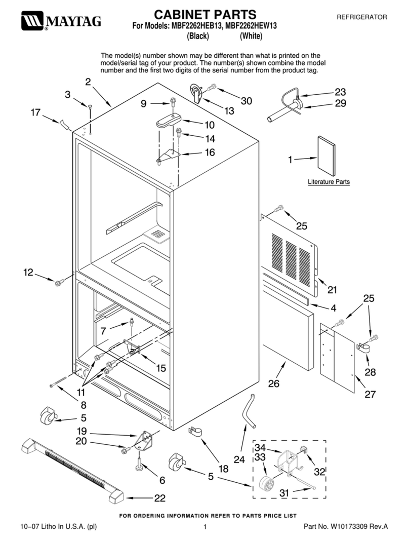 Maytag MBF2262HEB13 User manual