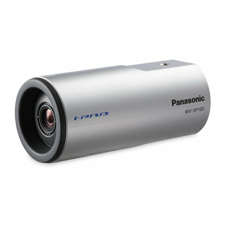 Panasonic WV-SP105 User manual Panasonic WV-SP105 User manual