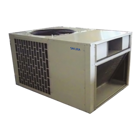 Sakura COOLING ONLY Installation, operation & maintenance manual