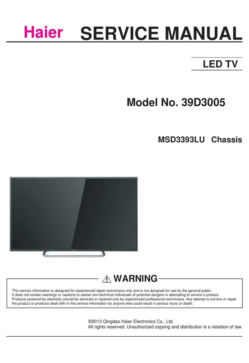 Haier 39D3005 User manual