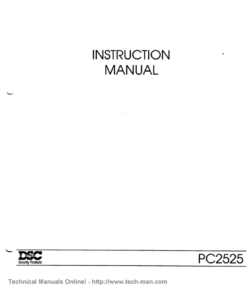 DSC PC2525 User manual