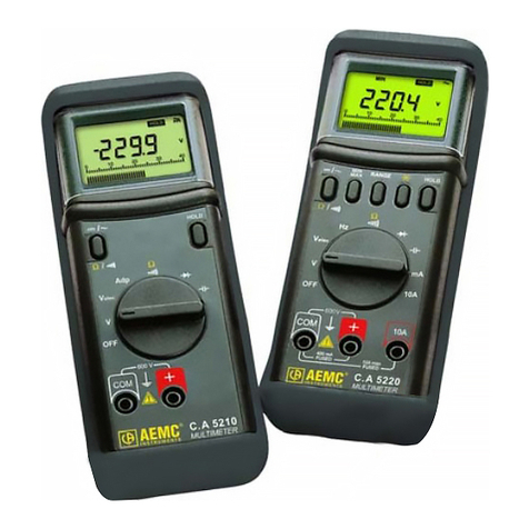 AEMC C.A 5220 User manual