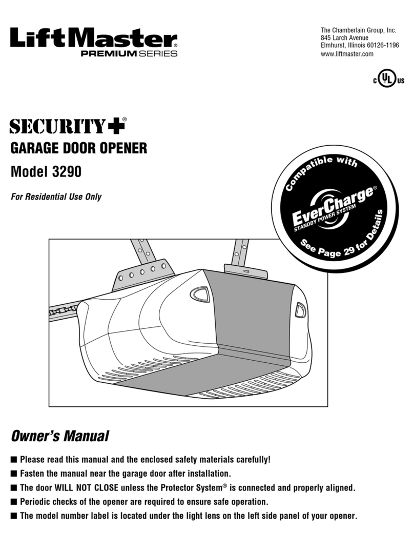 Chamberlain Security+ 3290 owner's manual