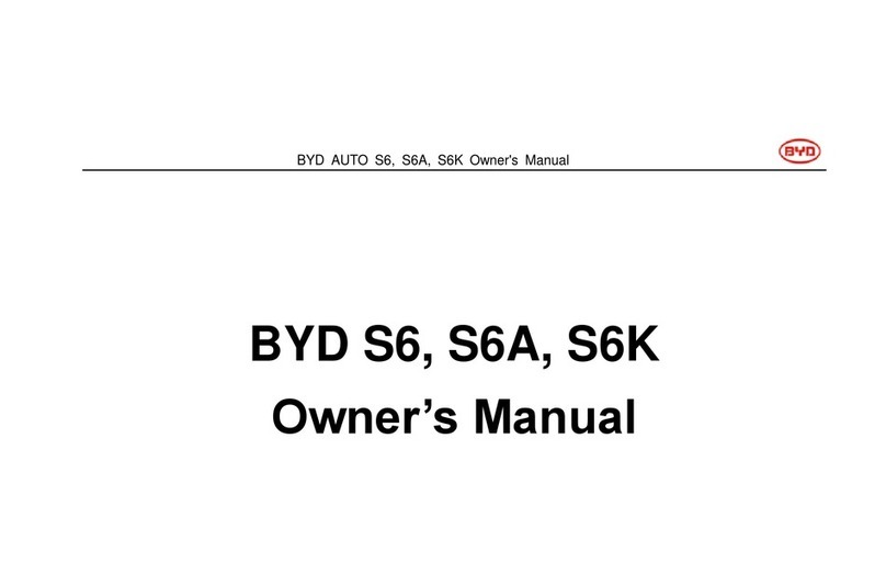 BYD S6 User manual