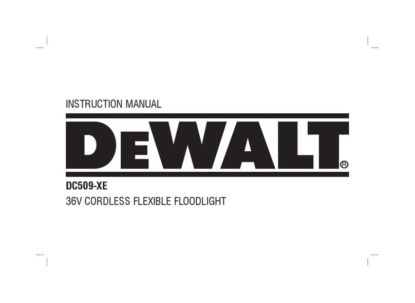 DeWalt DC509-XE instruction manual
