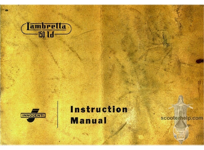 Lambretta 150 ld User manual Lambretta 150 ld User manual
