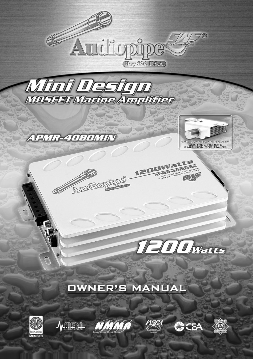 Audiopipe APMR-4080MIN owner's manual