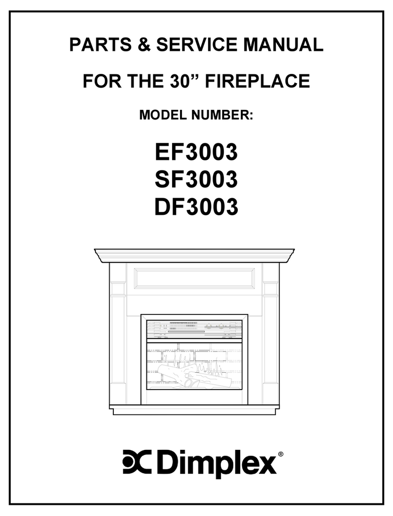 Dimplex EF3003 Parts & service manual