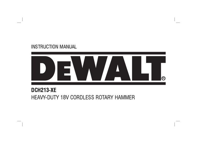 DeWalt DCH213-XE User manual