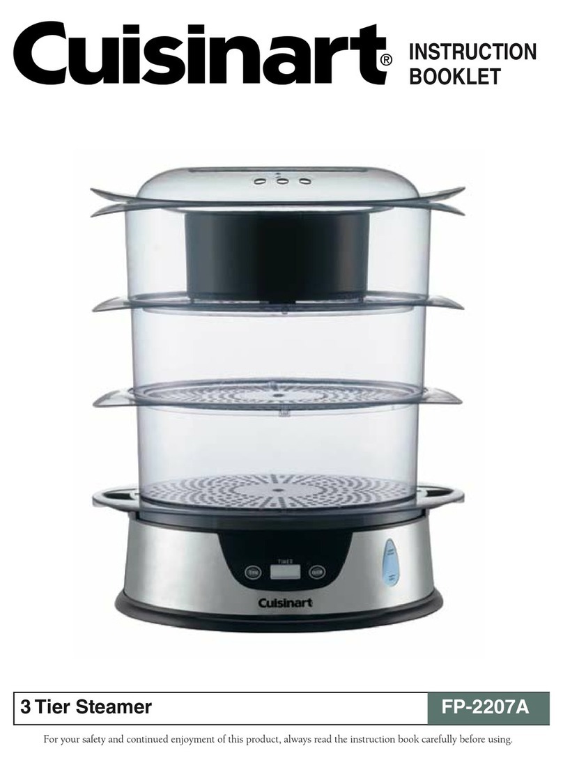 Cuisinart FP-2207A Instruction booklet