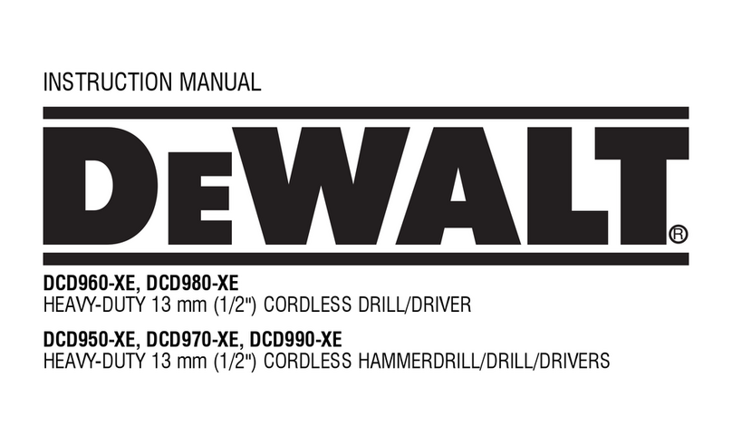 DeWalt DCD960-XE User manual
