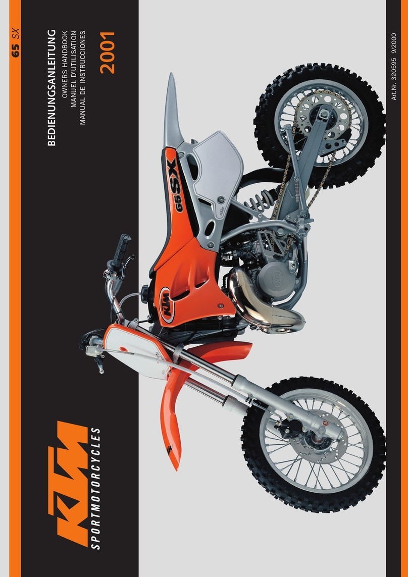 KTM 65 SX 2001 User guide
