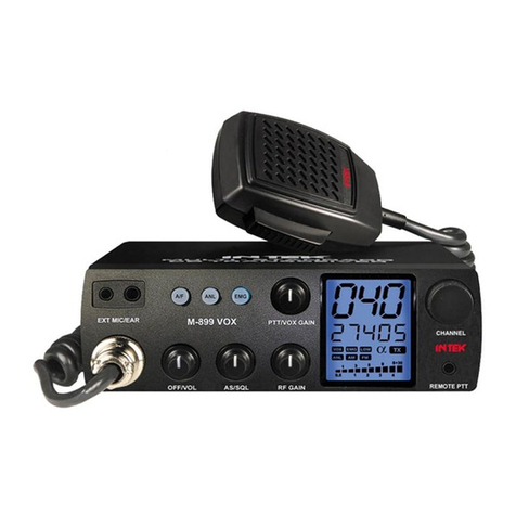 Intek M-899 VOX owner's manual