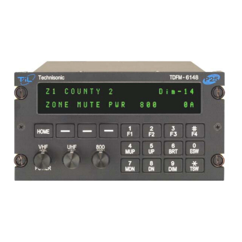 Technisonic Industries Limited TDFM-6000 User manual Technisonic Industries Limited TDFM-6000 User manual