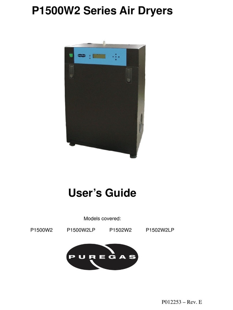 Puregas P1500W2 user guide
