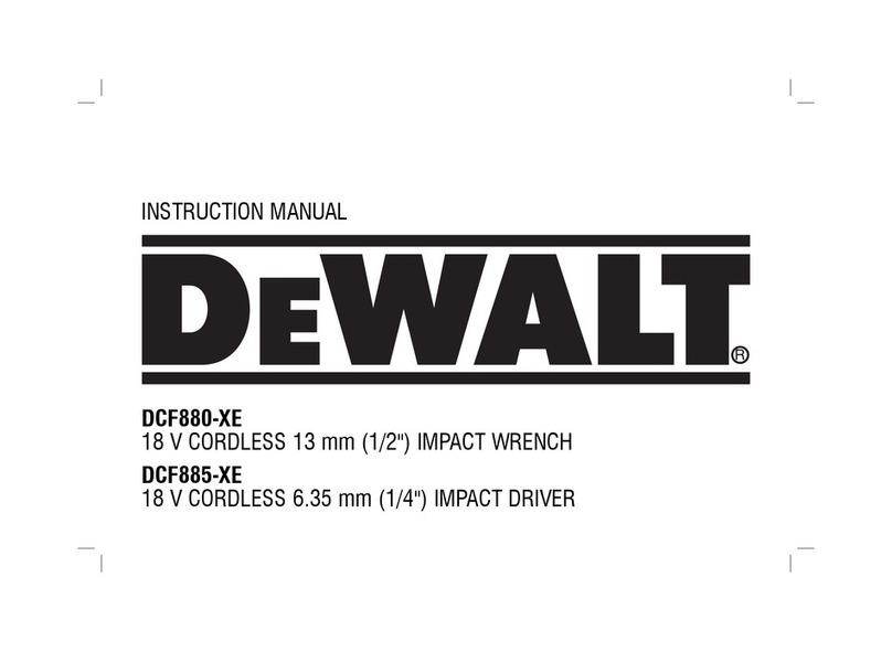 DeWalt DCF880-XE User manual
