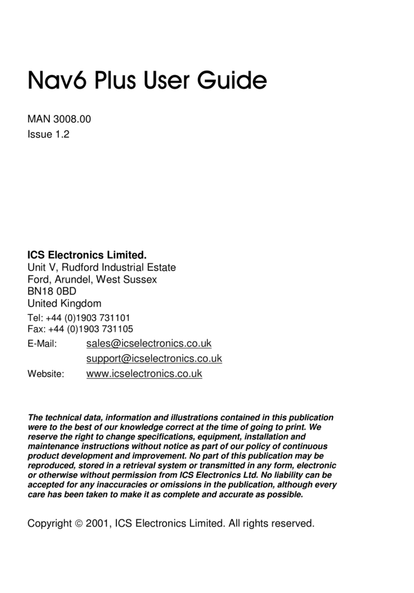 ICS Nav6plus User manual