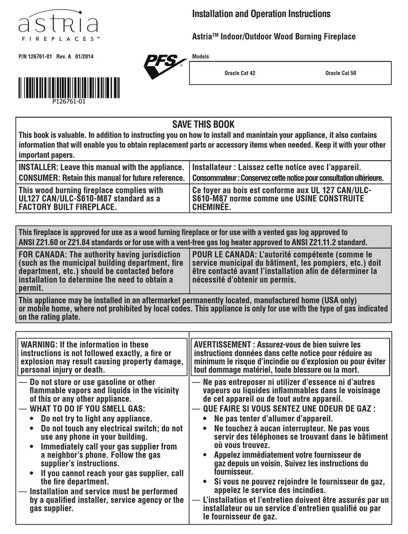 Astria Oracle Cat 50 Installation and operation instructions Astria Oracle Cat 50 Installation and operation instructions