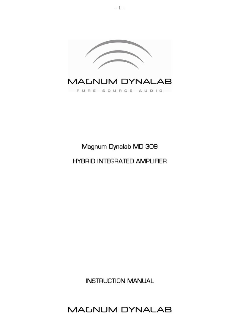 Magnum MD 309 Nstruction manual