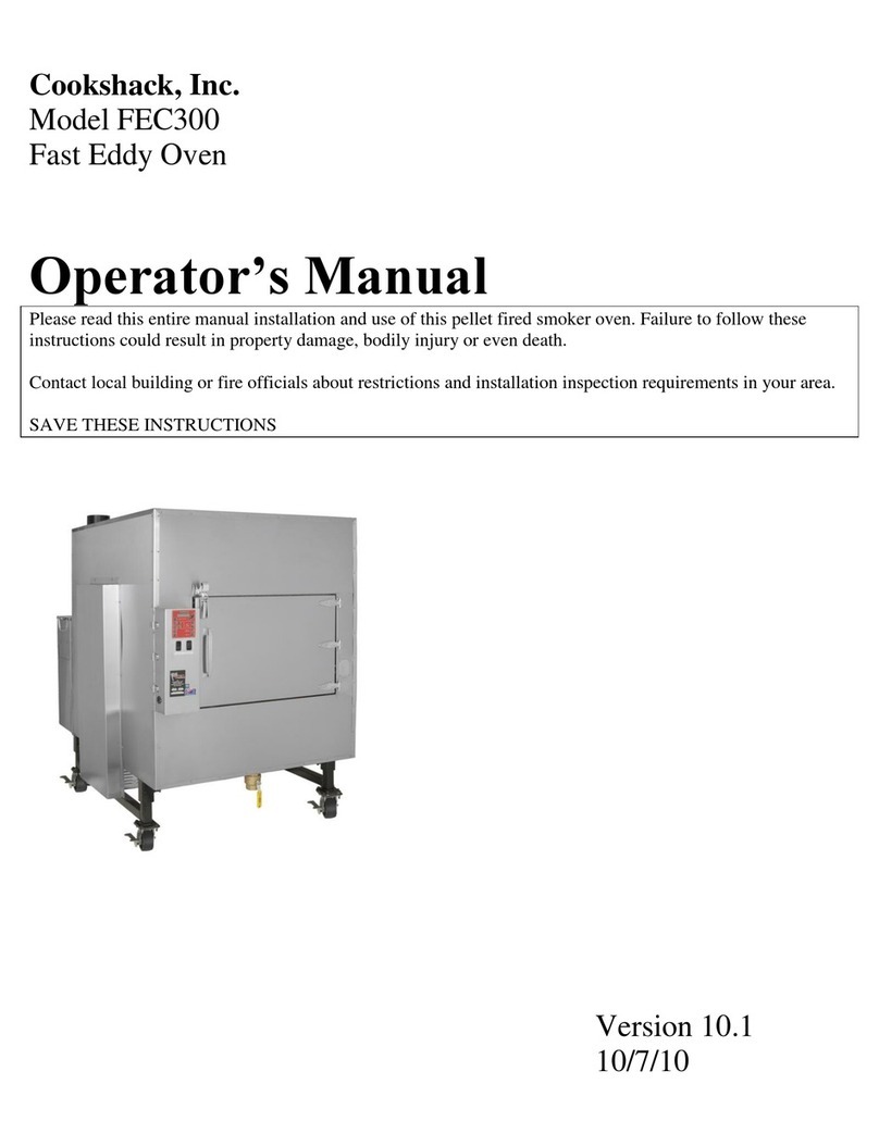 Cookshack FEC300 Operator's manual