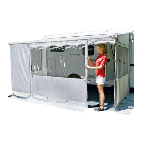 Fiamma Awning enclosure Installation and use instructions