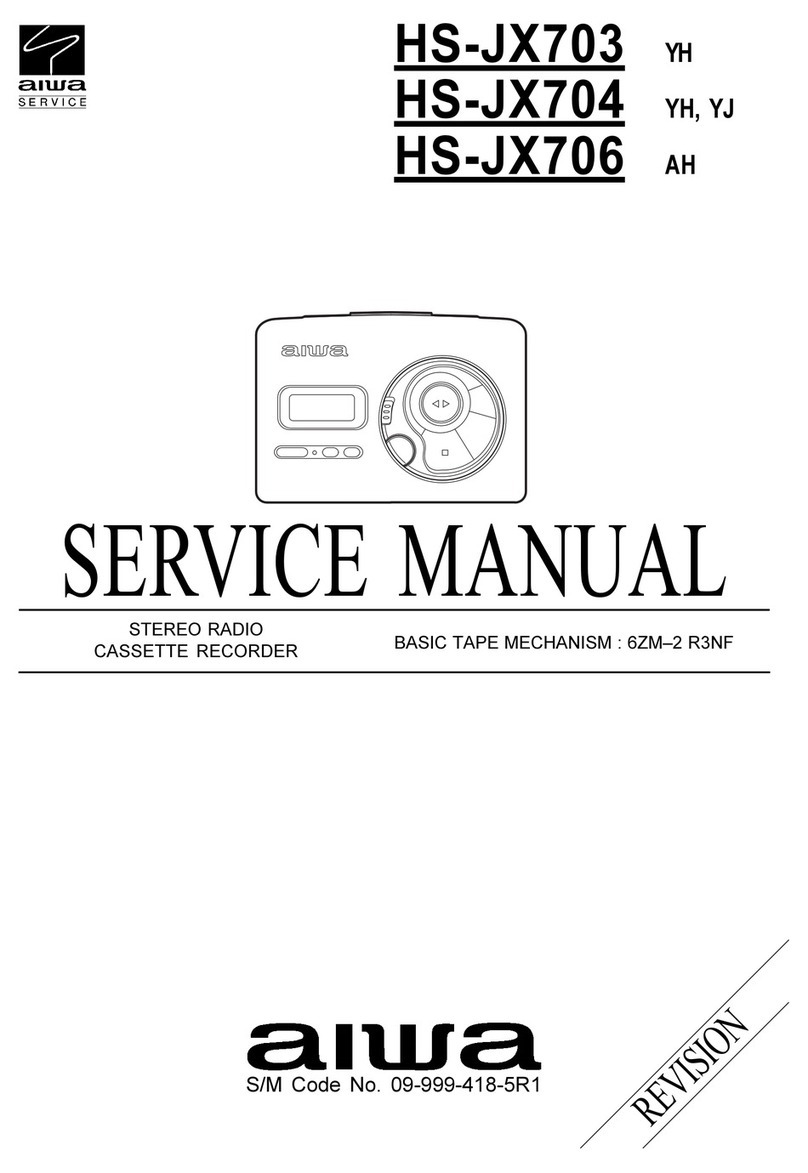 Aiwa HS-JX703 Service manual