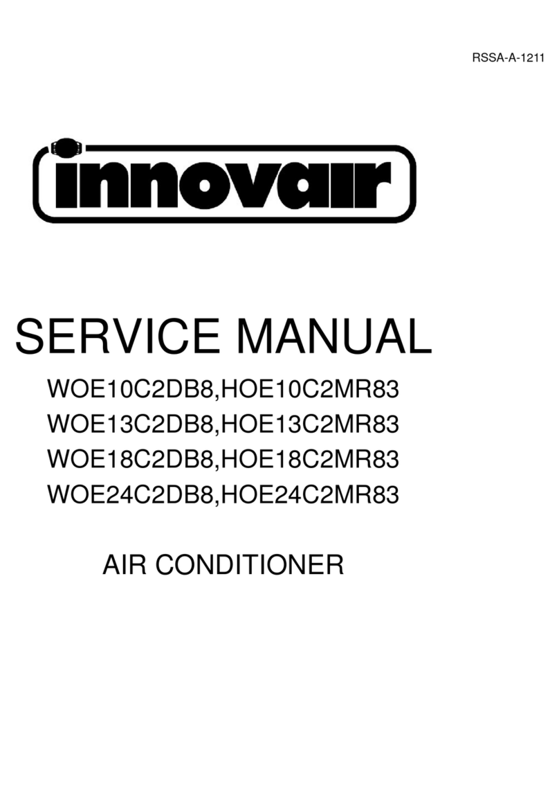 innovair WOE10C2DB8 User manual