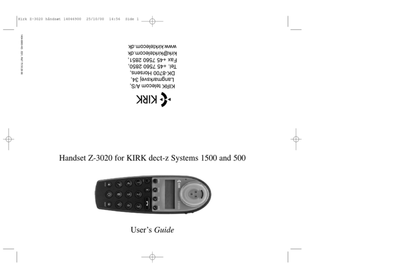 Kirk Z-3020 user guide