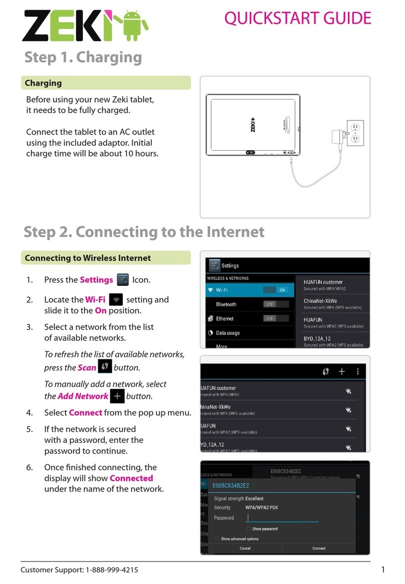Zeki Tablet User manual Zeki Tablet User manual