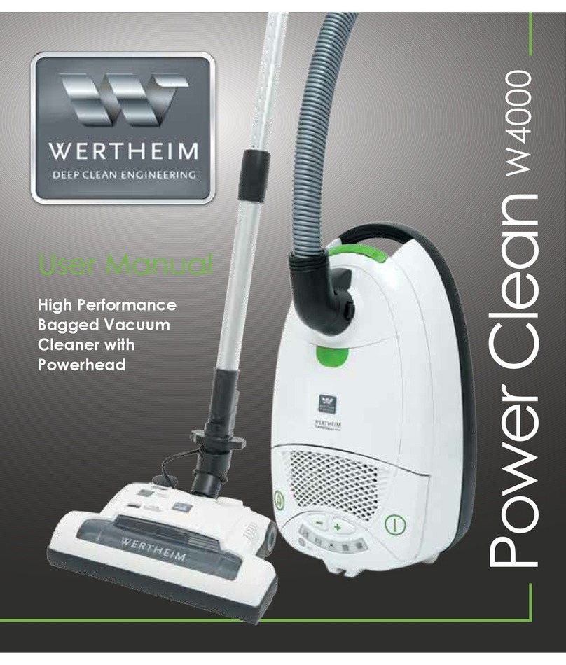 WERTHEIM Power Clean W4000 User manual WERTHEIM Power Clean W4000 User manual