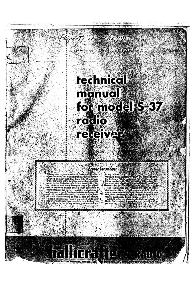 Hallicrafters S-37 Technical manual