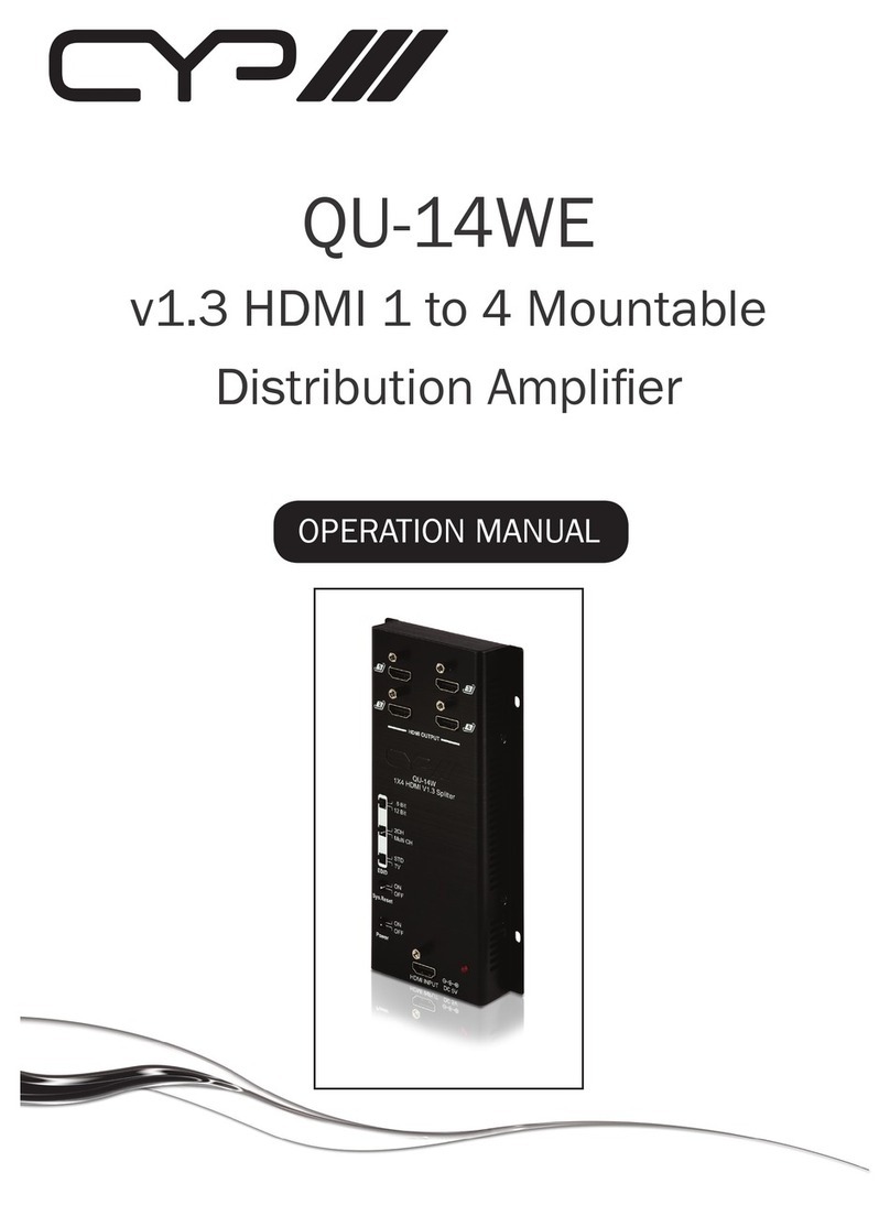 Cypress QU-14WE Operation manual