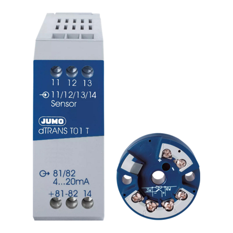 JUMO dTRANS T01 HART User manual