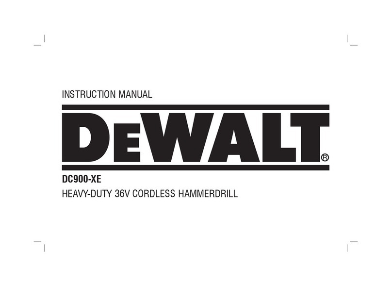 DeWalt DC900-XE User manual