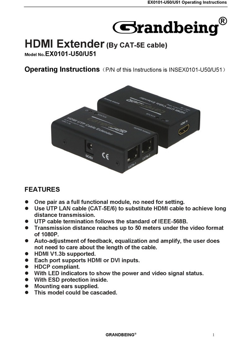 Grandbeing EX0101-U50 operating instructions