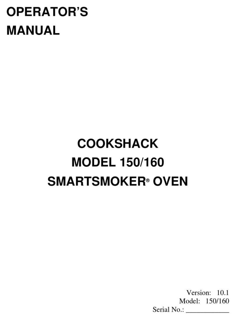 Cookshack SmartSmoker 150 Operator's manual