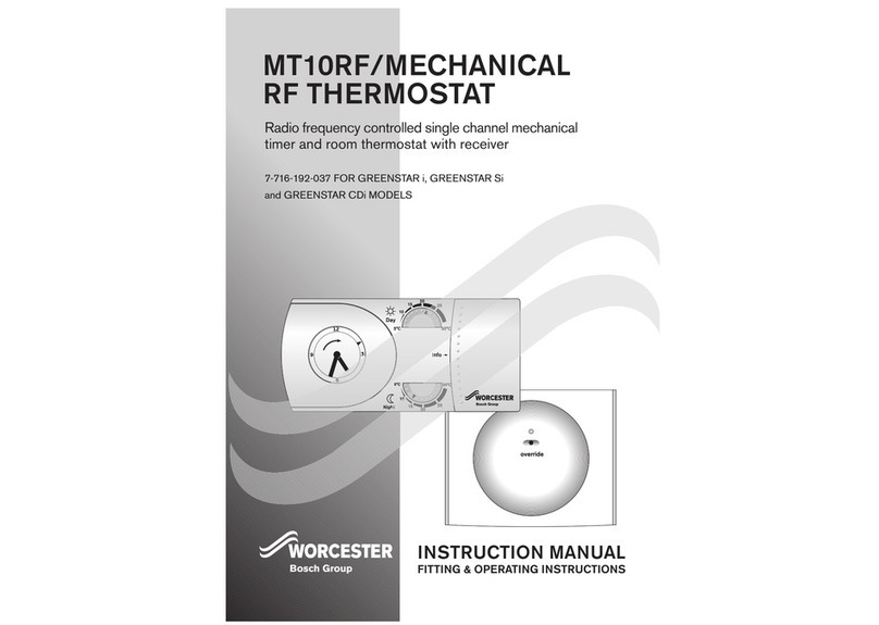 Worcester MT10RF User manual