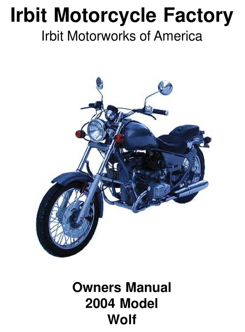 URAL Motorcycles Wolf 2004 owner's manual