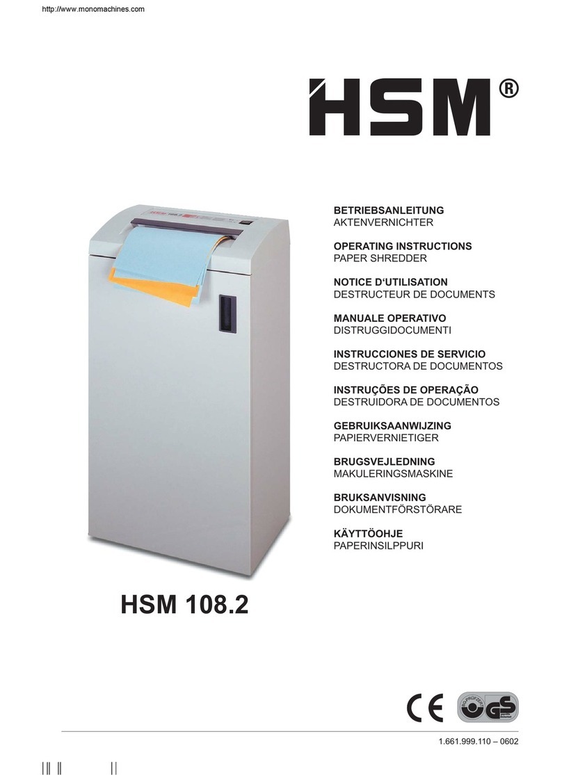 Mono Machines HSM 108.2 operating instructions
