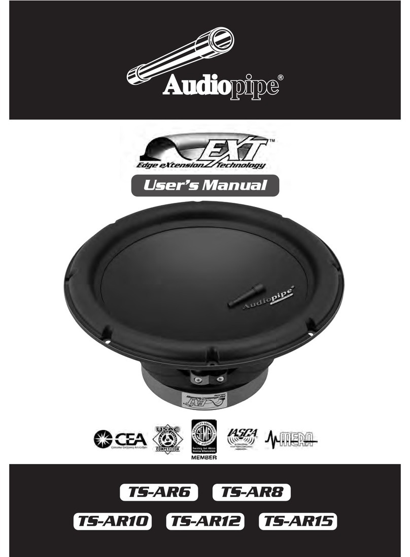 Audiopipe TS-AR6 user manual