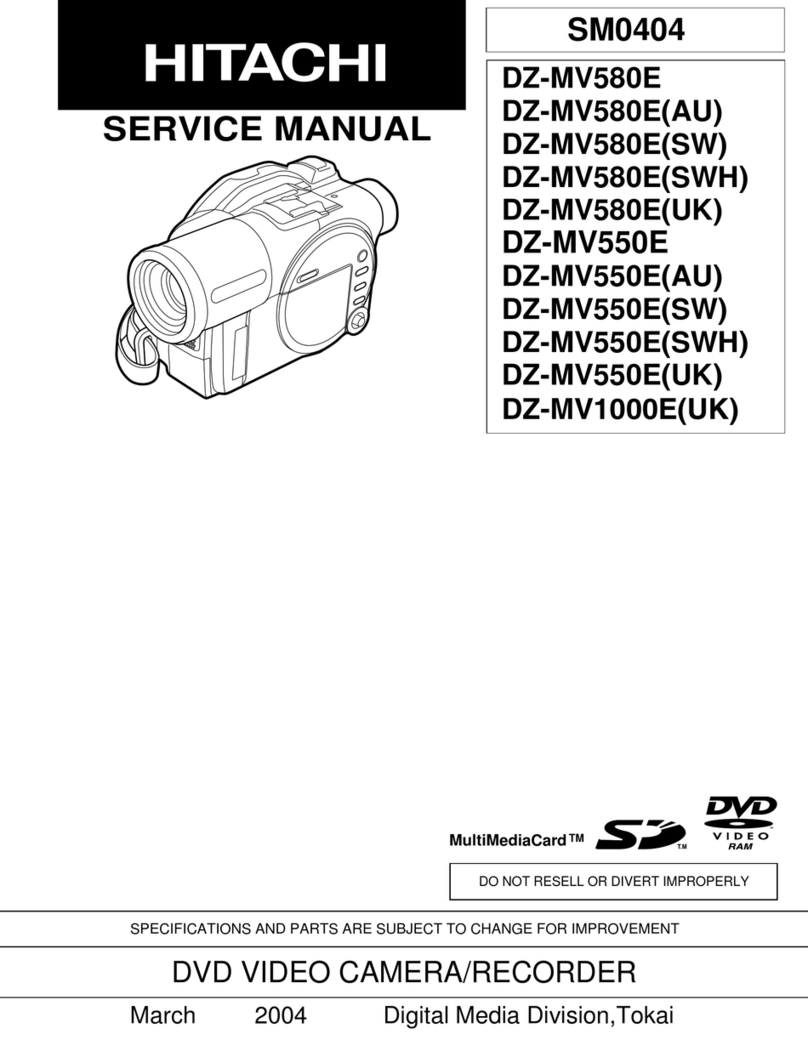 Hitachi DZ-MV580EAU User manual