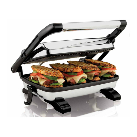 Hamilton Beach Panini Press manual Hamilton Beach Panini Press manual