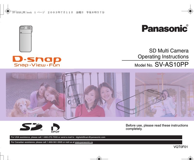 Panasonic D-Snap SV-AS10PP User manual