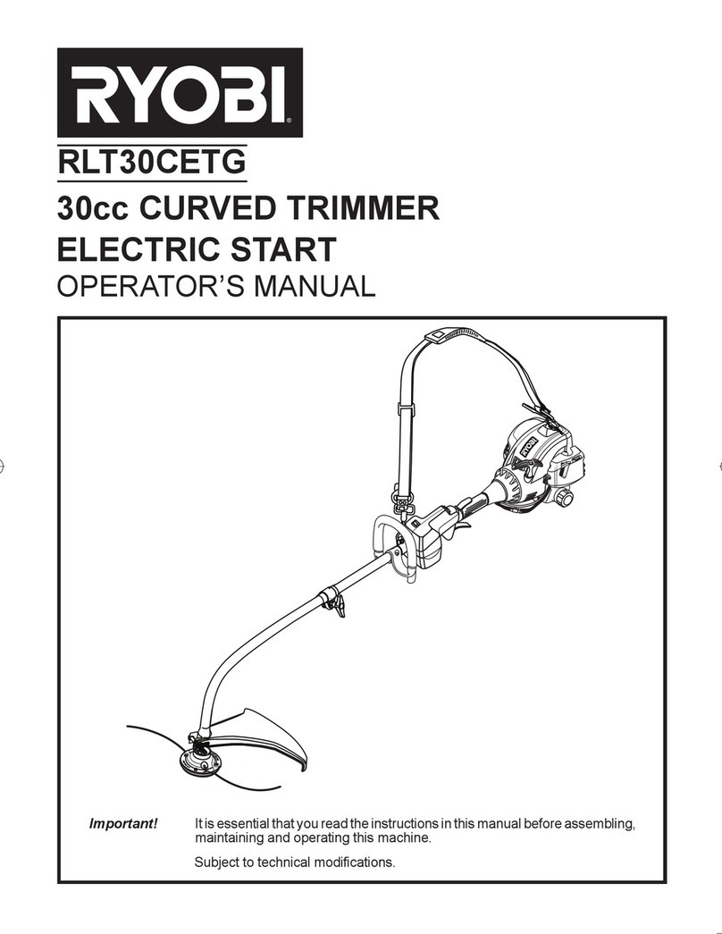 Ryobi RLT30CETG User manual Ryobi RLT30CETG User manual
