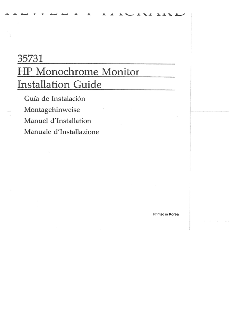HP 35731 User manual
