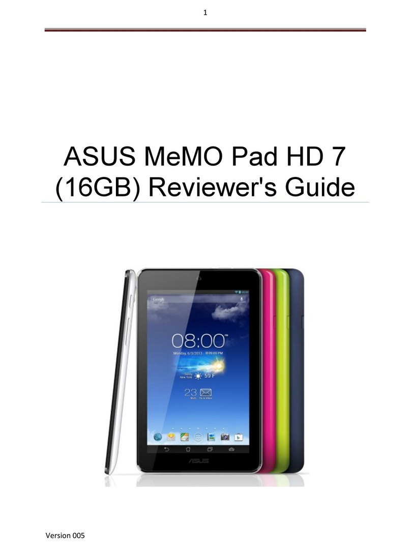 Asus MeMO Pad HD 7 User manual Asus MeMO Pad HD 7 User manual