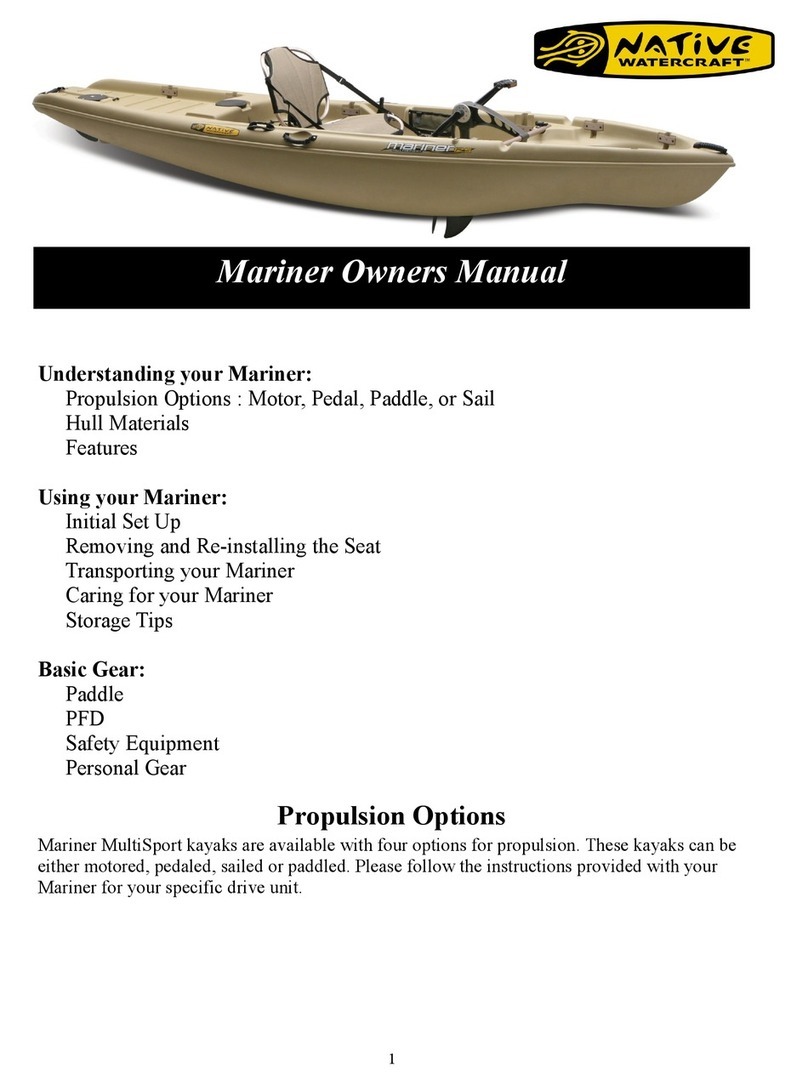 Native Watercraft Mariner owner's manual