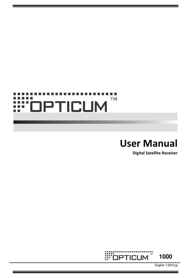 Opticum DVB-S User manual
