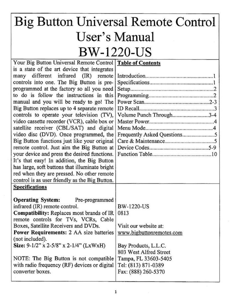 Big Button BW-1220-US user manual
